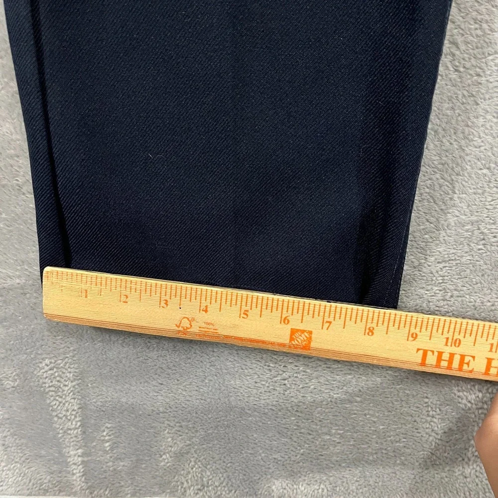 Vintage Wrangler Pants Mens 36x30 (fit‎ 33x28) Navy Blue Preppy Straight 90s USA